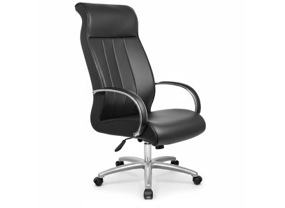 Computer Stühle Schwarz Chefsessel Sessel Kunstleder Polster Büro Stuhl Dreh
