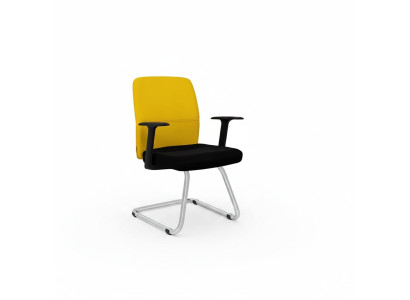 Modern Luxus Polster Stühle Gelb Designer Möbel Textil Lehnstuhl neu
