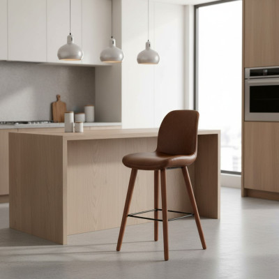 Esszimmerstuhl Luxus Braun Stühle Stuhl Design Lehnstuhl Möbel Holzstuhl Neu