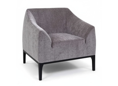 Grauer Wohnzimmer Sessel Polstersessel Einsitzer Moderner Relaxsessel
