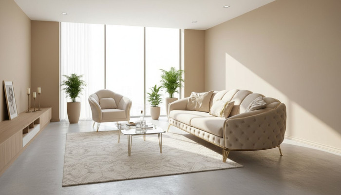 Wohnzimmer Komplett 3tlg Modern Dreisitzer Sofa Couch Luxus 2x Sessel