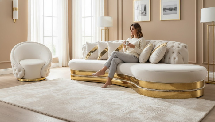 Stilvolle Chesterfield Couchgarnitur Designer Wohnzimmer Set 3-Sitzer