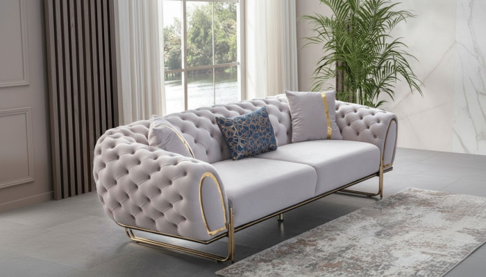 Luxuriöse 2x Chesterfield Sofas Designer Polster Couchen Moderne Möbel