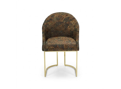 Runder Esszimmer Edelstahlstuhl Wohnzimmer Stühle Luxus Polster Sitzer