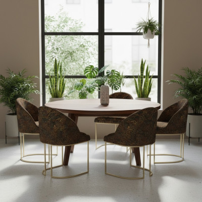Modern Esszimmer stühle Wohnzimmer luxuriöse Mehrfarbig 4x Stühle Metall neu