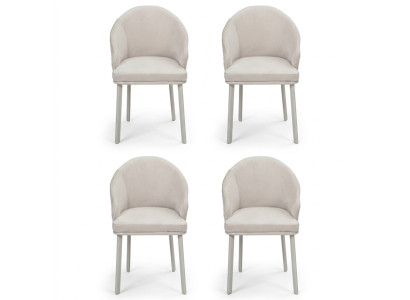 Esszimmerstuhl Weiß 4x Stühle Esszimmer Modern Stuhle Holz Design neu