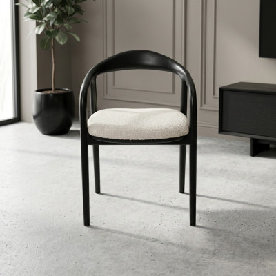 Schwarz-Weiße Esszimmer Stühle Luxuriöse Küchen Sitz Möbel Metallstühle