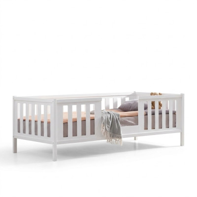 Bettrahmen Kinderbett Bett Kinderzimmer Kinderzimmermöbel Weiß Holz neu