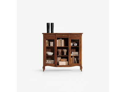 Designer Luxus Holz Vitrine Schrank Design Anrichte Italienische Möbel