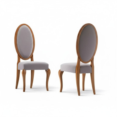 Esszimmer Stühle Holz Luxus Sessel Stuhl Braun Wohnzimmer Möbel Neu