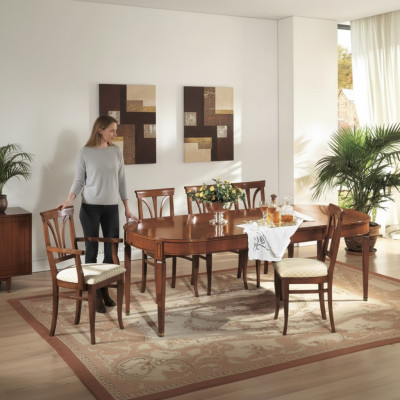 Esszimmer Set Ess Gruppe Holz Tisch 7tlg Komplett Set Esstisch 6x Stühle