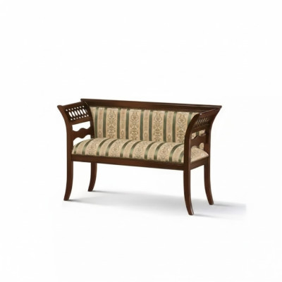 Polsterbank Designer Wohnzimmer Beige Klassische Sitzmöbel Neu Luxus