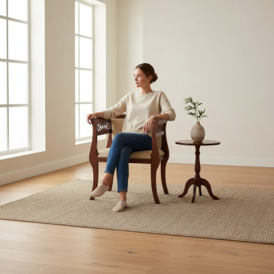 Klassische Stuhl Designer Esszimmerstuhl Luxus Holz Lehnstuhl Holzstuhl