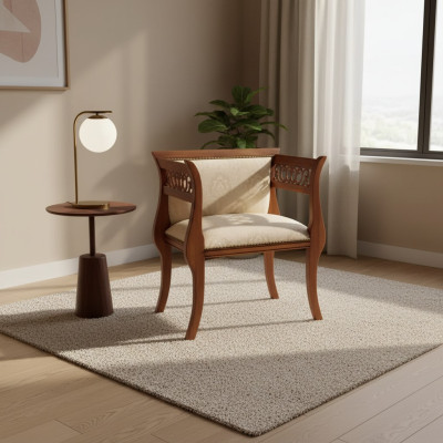Klassische Stuhl Designer Esszimmerstuhl Luxus Holz Lehnstuhl Holzstuhl