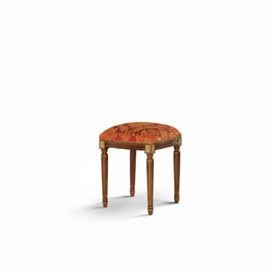 Hocker Sessel Design Polster Fußhocker Klassische Textil Neu Ottomane