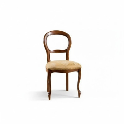 Luxus Design Polster Stuhl Sitz Esszimmer Klassische Textil Möbel Neu