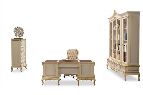 Schreibtisch Bücherschrank Kommode Bürotisch Neu Büromöbel Set 3 tlg.