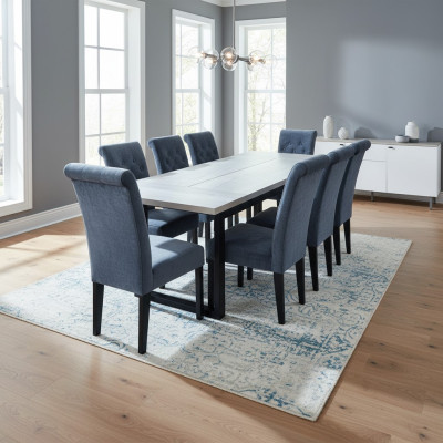 Esstisch 12 x Stühle Esszimmer Set Essgruppe Moderne Stuhle Tisch 13tlg.