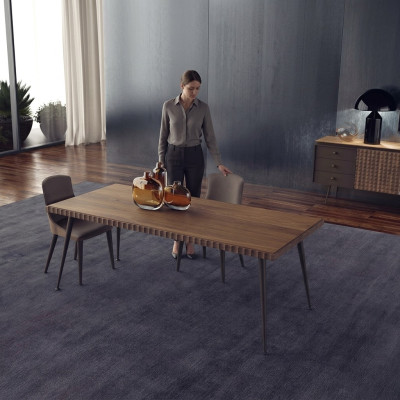 Luxus Set 3tlg Tisch Holz Esstisch Esszimmer Komplett 4x Stühle Möbel