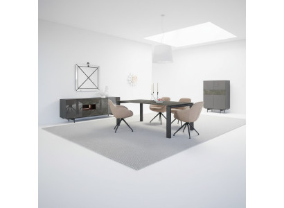 Luxus Esszimmer Essgruppe Esstisch 4x Stühle Design Modern Einrichtung Neu