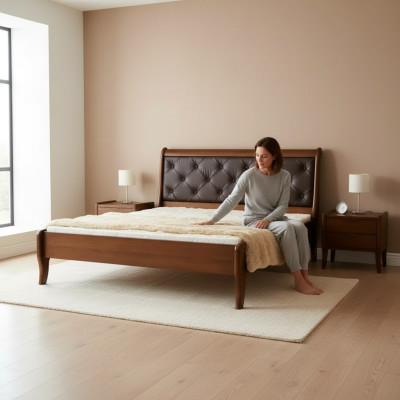 Luxus Schlafzimmer Bett Design Polster Doppel Hotel Betten Chesterfield