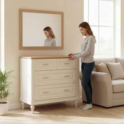 Kommoden Holz Design Schlafzimmer Kommode Sideboard Modern Neu Luxus