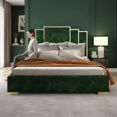 Design Bett Textil Luxus Betten Modernes Hotel Gestell Schlaf Zimmer 180x200