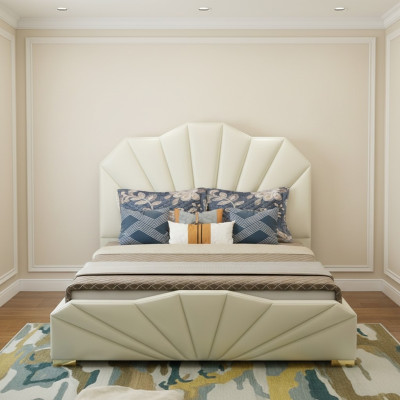 Design Leder Betten Hotel Doppel Bett Schlafzimmer Möbel Einrichtung
