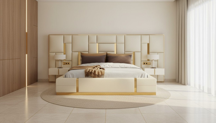 Design Schlafzimmer Garnituren Bett Modern Luxus Hotel Betten Möbel