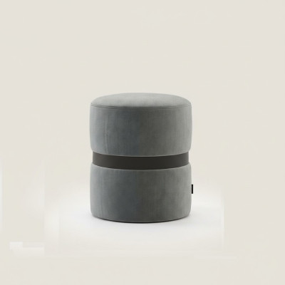 Moderner Grauer Hocker Luxus Beistellhocker Schlafzimmer Möbel Stil Neu