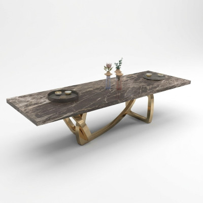 Großer Eleganter Esstisch Esszimmer Möbel Moderner Design Stilvoll Neu