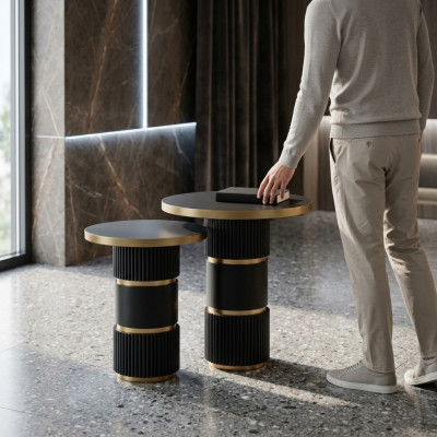 Designer Wohnzimmer Esstisch Holztisch Couchtisch Kaffetisch Stil Möbel