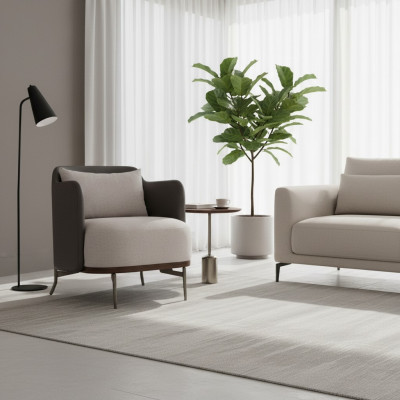Sessel Polster Sitzer Modern Design Lounge Luxus Wohnzimmer Möbel Sofas