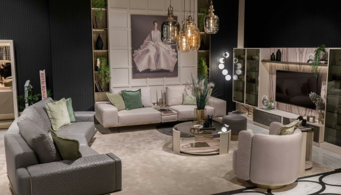 Sofagarnituren Wohnzimmer 4+1+1 Set Sofagarnitur Modernen Design Möbel