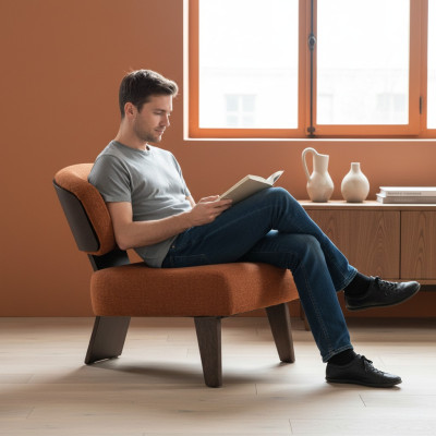 Designer Lounge Sessel Konferenzstuhl Bürostuhl Wohnzimmer Sessel
