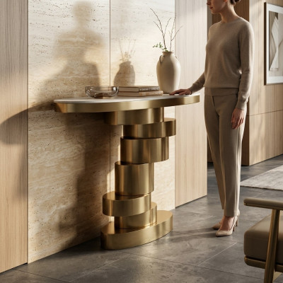 Konsolentisch Designer Holz Tisch Konsole Konsolentische Konsole Möbel