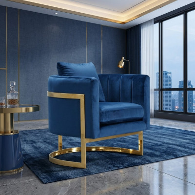 Design Samt Sessel Wohnzimmer Polster Sofas Design Luxus Couch Relax Neu