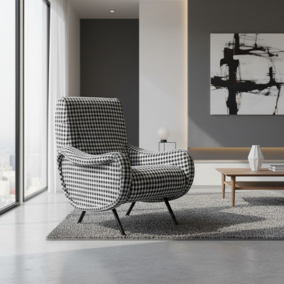 Sessel Design Modern Wohnzimmer Luxus Polstersessel Möbel Relax Club