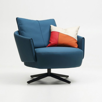 Design Sessel Textil Luxus Couch 1,5 Sitzer Sofa Relax Wohnzimmer Neu