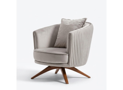 Design Sessel Couch Polster Luxus 1 Sitzer Textil Samt Einsitzer Neu