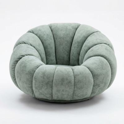 Designer Sessel 1 Sitzer Grau Textil Luxus Lougne Sofa Einsitzer Neu