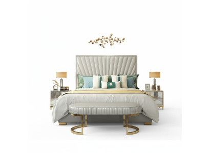 Holz Design Bett Doppel Luxus Modernes Hotel Gestell Schlaf Zimmer Neu