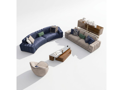 Wohnzimmer Set 4tlg Luxus Möbel Holz Couchtisch Modern Sofagarnitur Polstermöbel