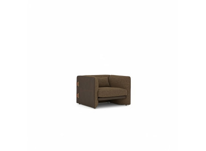 Braun Sessel Wohnzimmer Einrichtung Luxus Textil Polstermöbel Modern Design