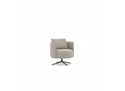 Grau Sessel Wohnzimmer Polstermöbel Luxus Textil Polstersessel Einrichtung