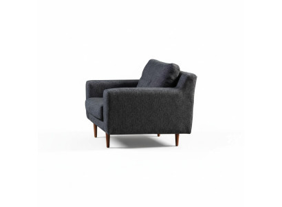 Graue Wohnzimmer Polstersessel Designer Einsitzer Luxus 1-Sitzer 2tlg