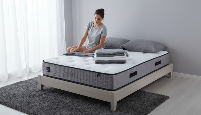Luxus Schaumstoff Quadrat Matratze 200x200 Exklusive Möbel Orthopädische