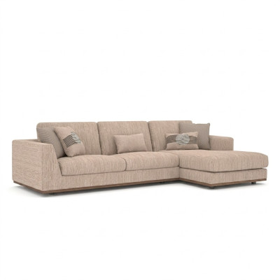 Polstermöbel Beige Ecksofa Luxus Sofa Couch L-Form Relax Polstersofa Wohnzimmer