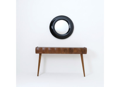 Konsole Kommode Modern Holz Konsolentisch mit Spiegel Luxus Wohnzimmer