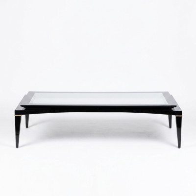 Schwarz Couchtisch Wohnzimmer Luxus Design Möbel Kaffeetisch Tisch Neu
